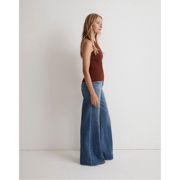 NWT Madewell XXS Phoebe Signature Cutaway Sweater Tank in Stained Mahogany - Picture 5 of 5